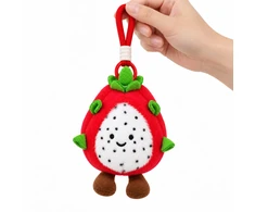 Lean Toys Pluszowy Pakabutis Smoczy Owoc Pitaya Maskotka Z Karabińczykiem 12 cm