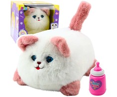Lean Toys Interaktyvi pliušinė katytė su garsu ir judesiais