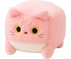 Lean Toys Pliušinis katinas kubo formos, rožinis, 18 cm
