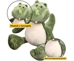Lean Toys Pliušinis krokodilas 25 cm