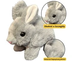 Lean Toys Pliušinis Zuikutis 18 cm