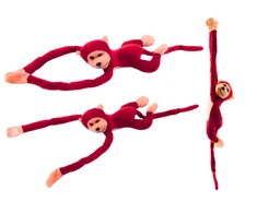 Lean Toys Pliušinis Beždžionės Žaislas su Garsu, 80 cm