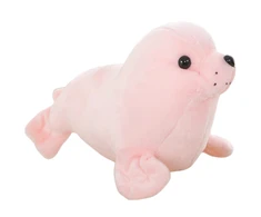 Lean Toys Minkštas Rožinis Ruoniukas 24 cm