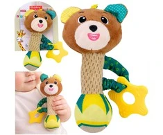 Lean Toys Pliušinis barškutis 17 × 9 × 4,5 cm