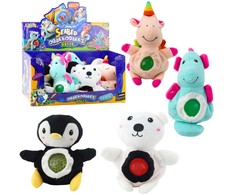 Lean Toys Minkštas žaislas su vandens rutuliukais pilvelyje, 20 cm