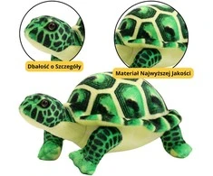 Lean Toys Pliušinis Vėžlys 25 cm