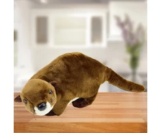 Lean Toys Pliušinis žaislas - ūdra, 37 cm