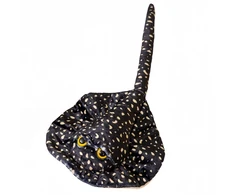 Lean Toys Pliušinis žaislas - juoda raja su taškeliais, 50 cm