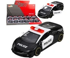 Lean Toys Policijos automobilis 10,5 x 5 x 3,5 cm