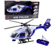 Lean Toys Policijos sraigtasparnis su šviesomis ir garsais, 1:12