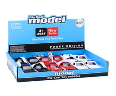 Lean Toys Mašinėlė Police Car Fire Department Privileged Vehicles 1:32 Mix
