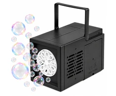 Lean Toys Maszyna Wytwornica Do Baniek Mydlanych Przenośna 10 Otworów Juoda