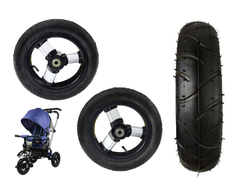 Lean Cars Plastikowe koło su gumową oponą (pompowane) PRO 700 Tylne