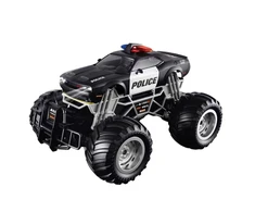 Lean Toys Nuotoliniu būdu valdomas policijos visureigis RC 1:16