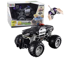 Lean Toys Nuotoliniu būdu valdomas policijos visureigis RC 1:16