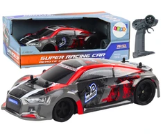 Lean Toys Nuotolinio Valdymo Automobilis 1:18 Guminiai Ratai Raudonas