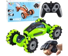 Lean Toys Nuotoliniu būdu valdomas automobilis žalias