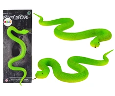 Lean Toys Guminė gyvatė, 38.5cm, žalia