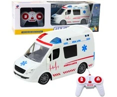 Lean Toys Nuotolinio valdymo greitosios pagalbos automobilis