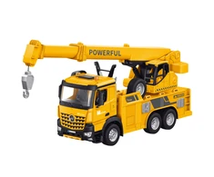 Lean Toys Nuotoliniu būdu valdomas krano kabliukas RC 2.4G 9CH geltona