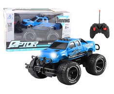 Lean Toys Mėlynas nuotolinio valdymo visureigis RC 1:14
