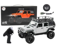 Lean Toys Nuotoliniu būdu valdomas visureigis RC 4x4, pilkas