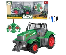 Lean Toys Nuotoliniu būdu valdomas žaislinis traktorius ūkininkams 1:24