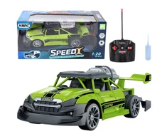 Lean Toys ŽALIAS DŪMUS SKLEIDŽIANTIS RC AUTOMOBILIS 1:20