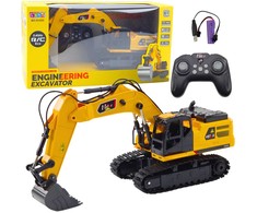 Lean Toys Nuotoliniu būdu valdomas RC ekskavatorius 9CH 2.4G