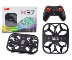 Lean Toys RC Dronas X37 Syma Juodas