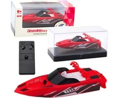 Lean Toys Raudona RC Valdymo Valties Modelis su Dvigubu Varikliu