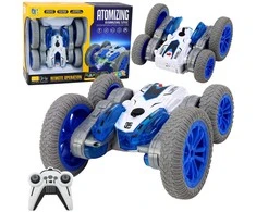 Lean Toys Nuotoliniu būdu valdomas triukų automobilis su šviesos efektais
