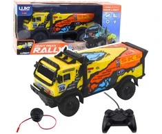 Lean Toys Nuotoliniu būdu valdomas sunkvežimis su garsais 20 cm