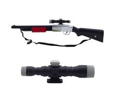 Lean Toys Žaislinis šautuvas su taikikliu ir garso efektais, 65 cm