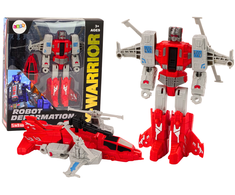 Lean Toys Robotas-sraigtasparnis X-Warrior, 2in1, raudonas