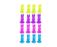Lean Toys Stalo žaidimas „Bunny Race“ su besisukančia morka, 2-4 žaidėjams