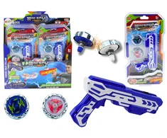 Lean Toys Mėlynas disko šaudyklės rinkinys su metaliniais diskais