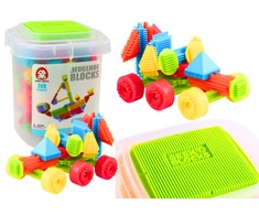 Lean Toys 200 dalių spalvotų kaladėlių rinkinys su dėže