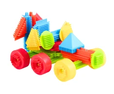 Lean Toys 200 dalių spalvotų kaladėlių rinkinys su dėže