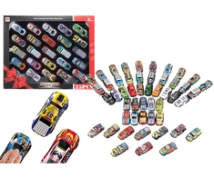 Lean Toys 25 Spalvingų Automobilių Rinkinys
