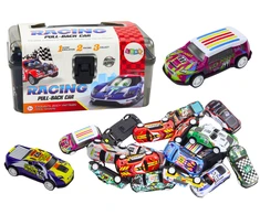 Lean Toys Automobilių Rinkinys Lagamine su 25 Mašinėlėmis ir Gatvių Kilimėliu