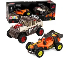 Lean Toys Visureigių bagių rinkinys su šviesos ir garso efektais, 2 vnt., 14 cm