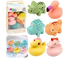 Lean Toys Vonios žaislai 6 vnt.