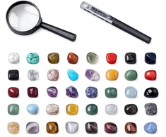 Lean Toys Mineralų rinkinys 43 vnt.