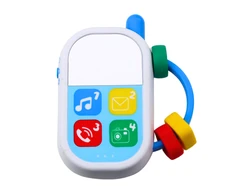 Lean Toys Muzikinių žaislų rinkinys kūdikiams: telefonas, tambūrinas, rakteliai