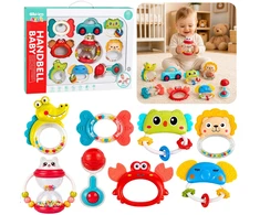 Lean Toys Barškučių rinkinys 9 vnt.