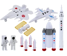 Lean Toys Kosmoso figūrėlių rinkinys vaikams, 11 dalių