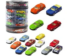 Lean Toys 1:64 Mastelio Modernių Sportinių Automobilių Rinkinys su 25 Modeliais