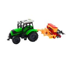 Lean Toys Traktorius su sėjamąja