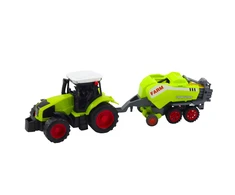 Lean Toys Traktorius su šieno presu